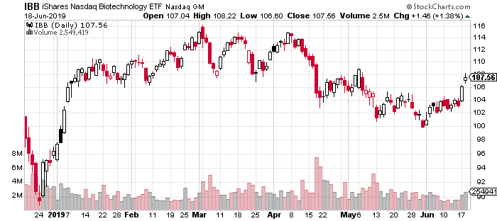 IBB ETF chart